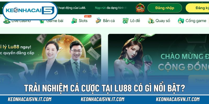 LU88 - Điểm Đến Cá Cược Đáng Thử Cho Người Chuyên Nghiệp 3 Khám phá trải nghiệm cá cược tại nền tảng