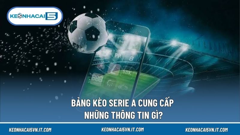 Kèo Serie A Hôm Nay – Soi Kèo Dự Đoán VĐQG Ý 24H 3 Bảng kèo Serie A được chia theo từng trận đấu và từng thời điểm