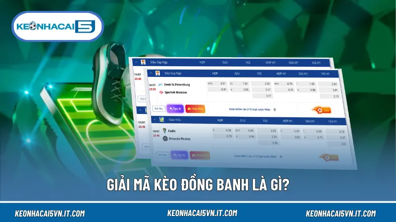 Giải Mã Kèo Đồng Banh Là Gì? Cách Đọc Kèo 0 Và Chọn Kèo Chuẩn 2 Giải mã kèo đồng banh là gì? Đây là mức tỷ lệ 0, thể hiện hai đội được đánh giá cân bằng trước trận đấu