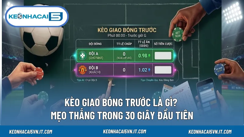 Kèo Giao Bóng Trước Là Gì? Mẹo Thắng Trong 30 Giây Đầu Tiên 1 Kèo Giao Bóng Trước Là Gì? Mẹo Thắng Trong 30 Giây Đầu Tiên